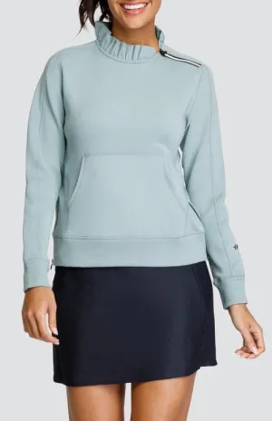 New Tail Activewear Condoleezza Pullover in Sage
