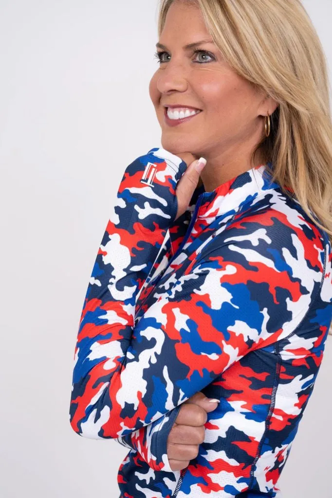 New Taylor Jordan Came Sun Shirt - USA Edition. MSP$95