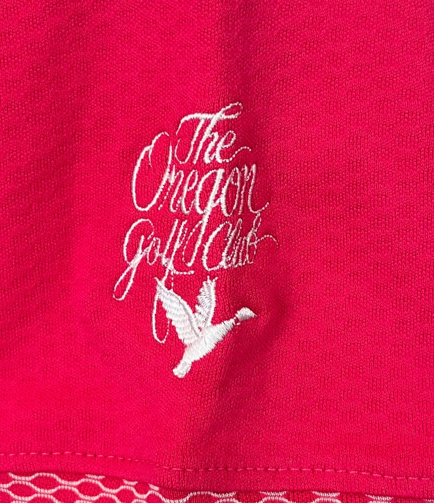 New Women's Nike Golf Pink Textured Polo w/  White Accents Size XS MSP$55