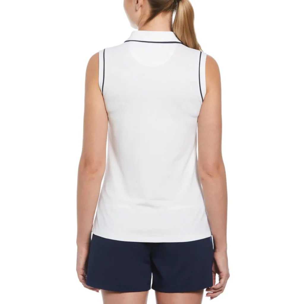 New Women's Original Penguin Veronica Sleeveless Golf Polo MSP$65