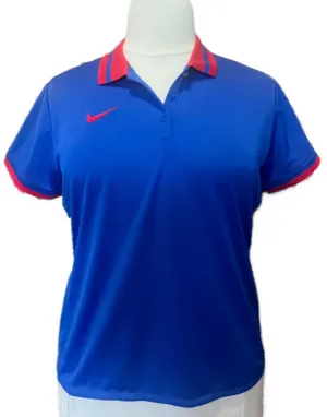 Nike Dri-Fit Royal Blue and Red Size XL