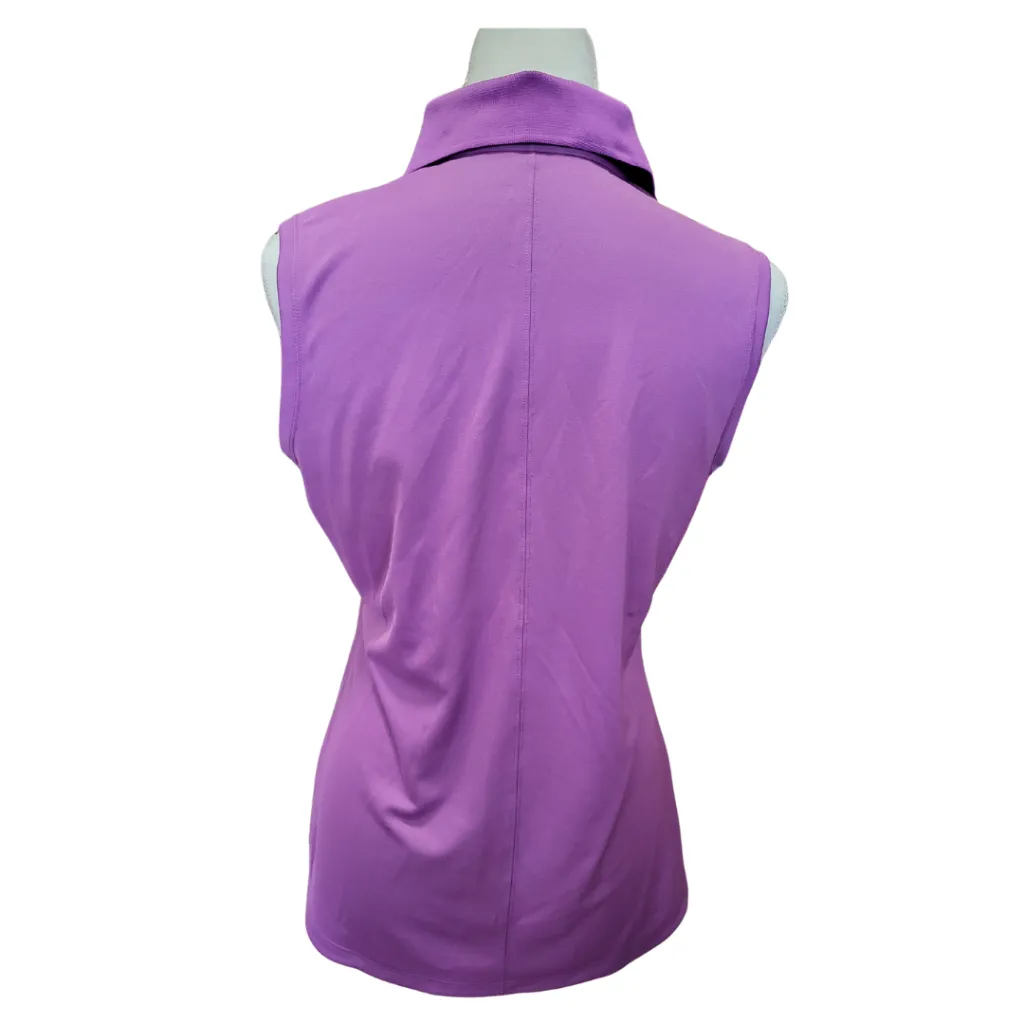 Nike Golf Tour Performance Dri-Fit Purple Sleeveless Top Size M
