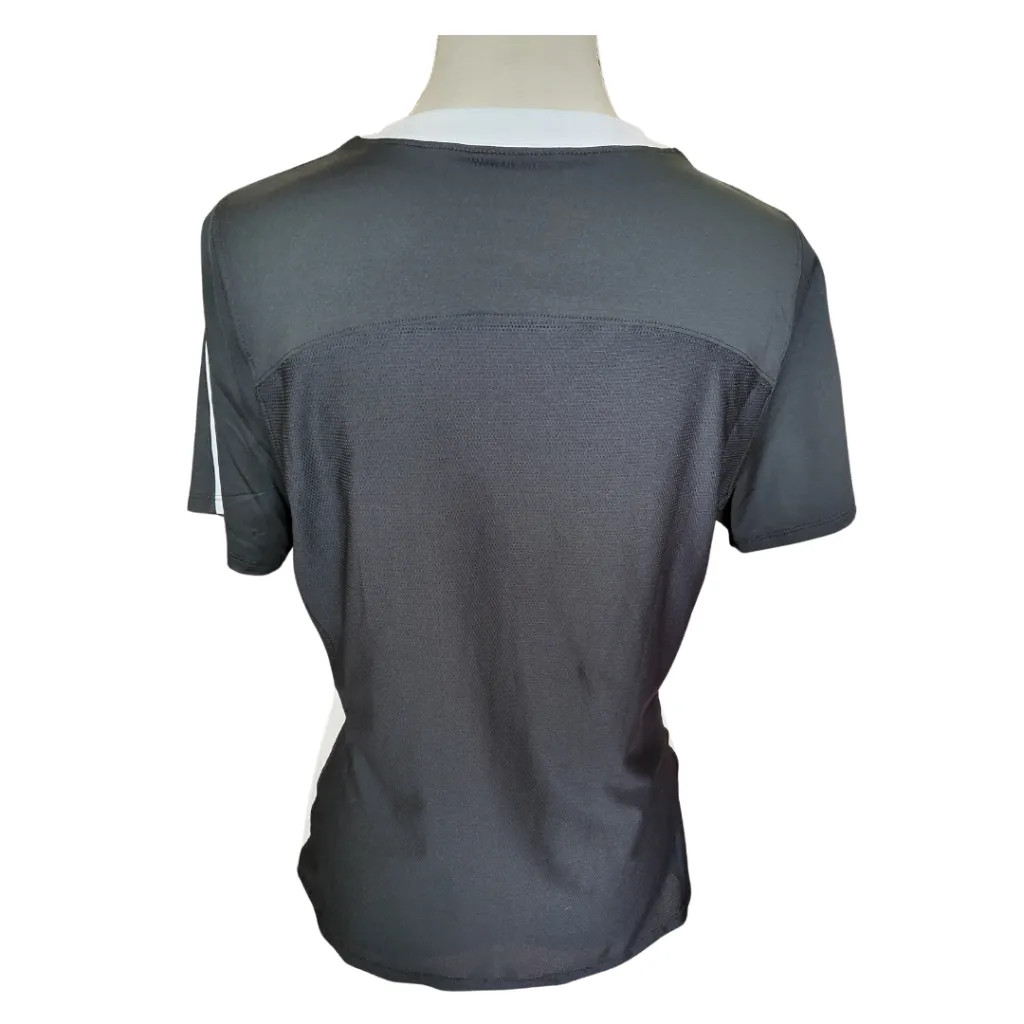 Nike Women's Black & White Workout Tee Size L