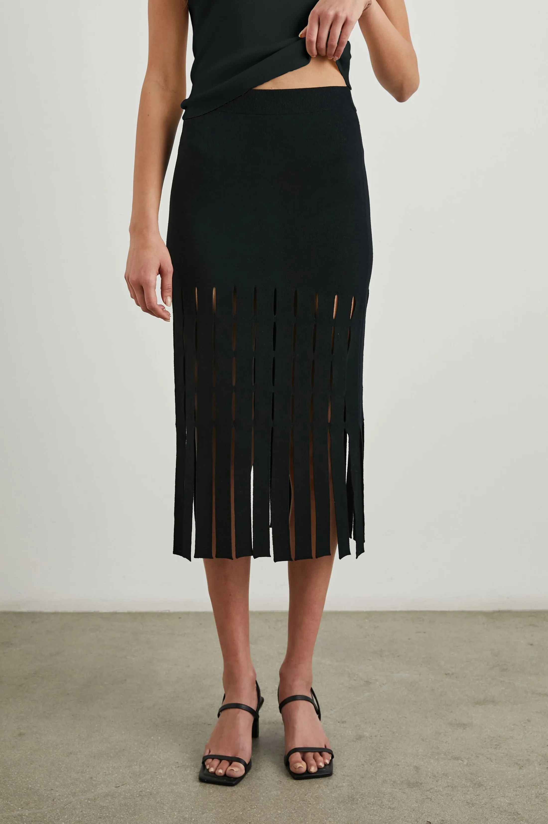 NOLA SKIRT - BLACK Rails