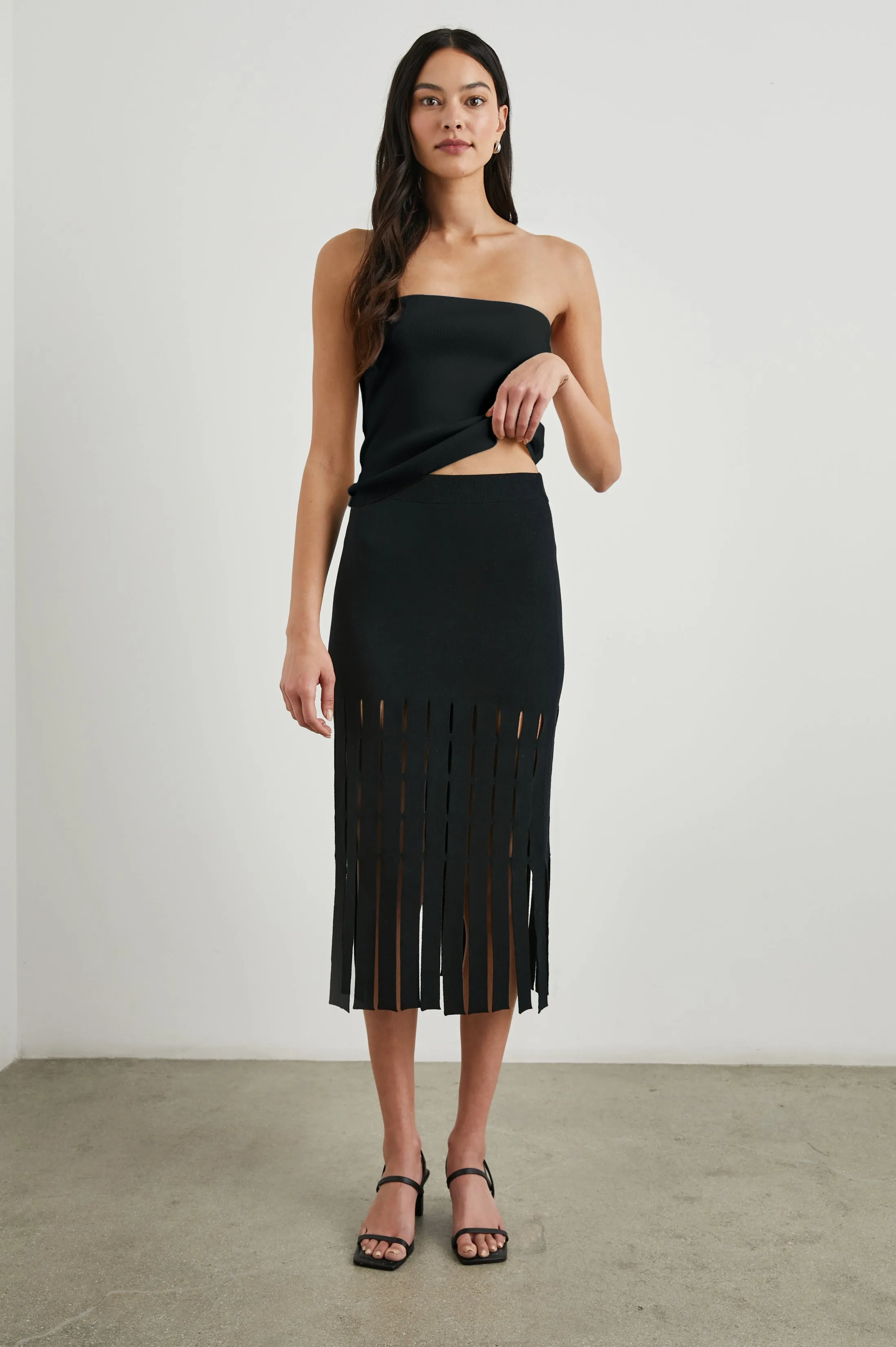 NOLA SKIRT - BLACK Rails