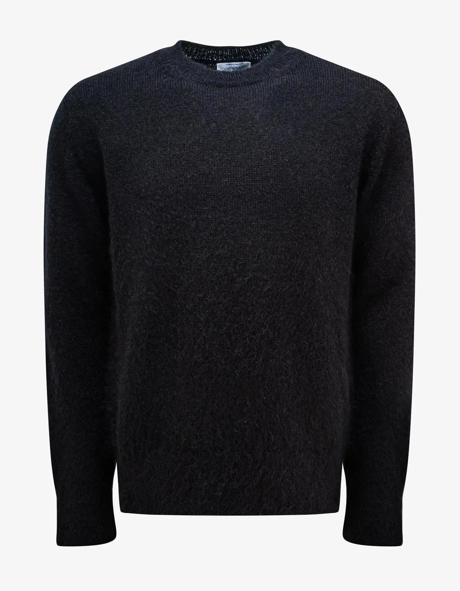 Off-White Black Mohair Arrow Sweater
