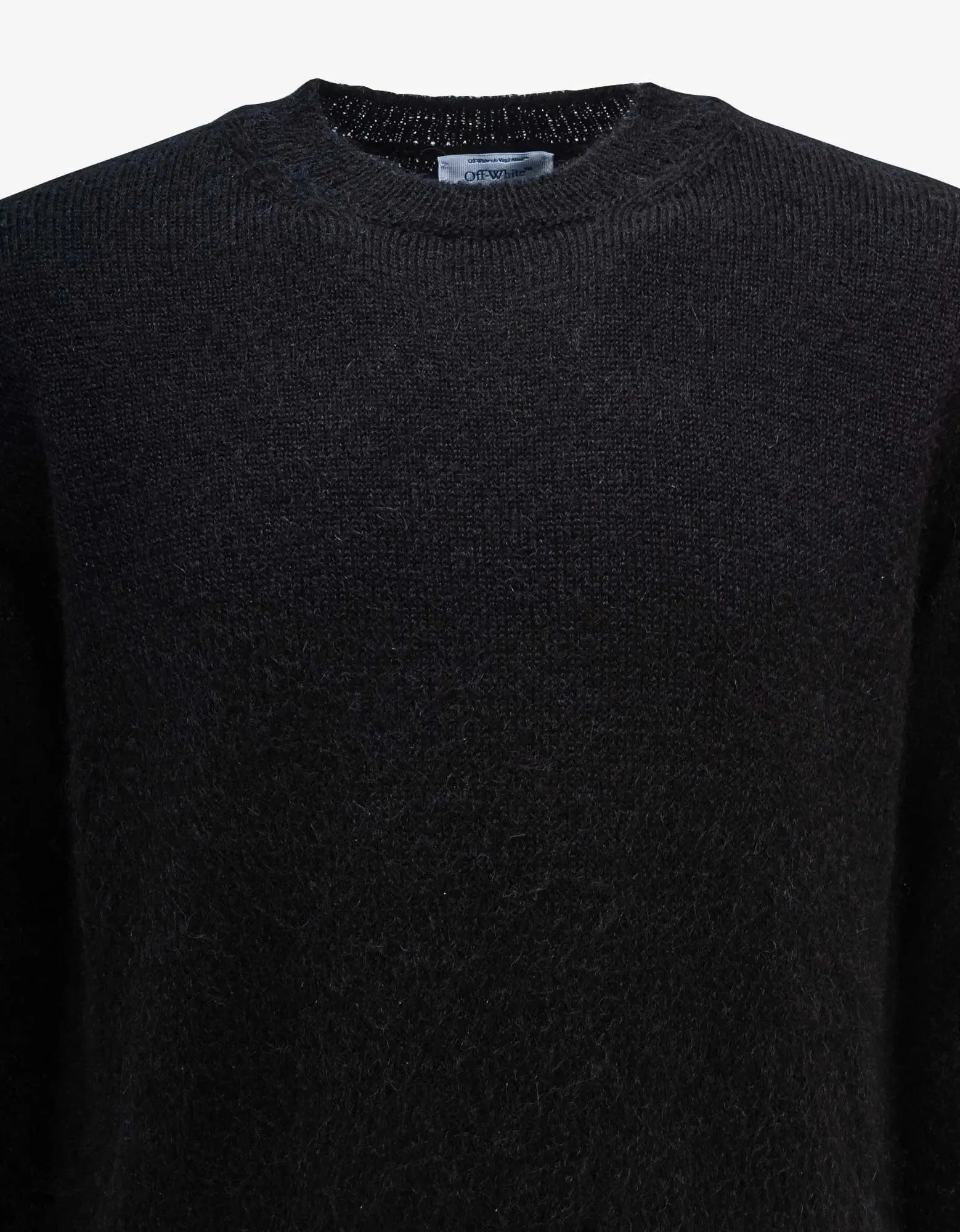 Off-White Black Mohair Arrow Sweater