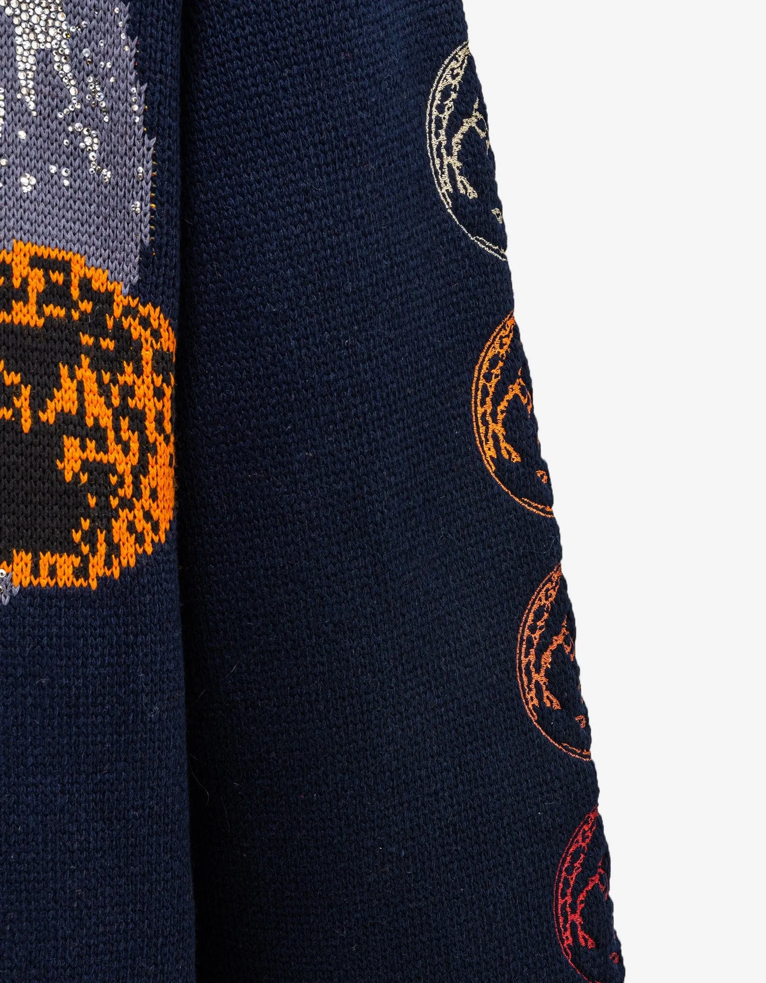 Off-White Blue Moon Phase Varsity Cardigan