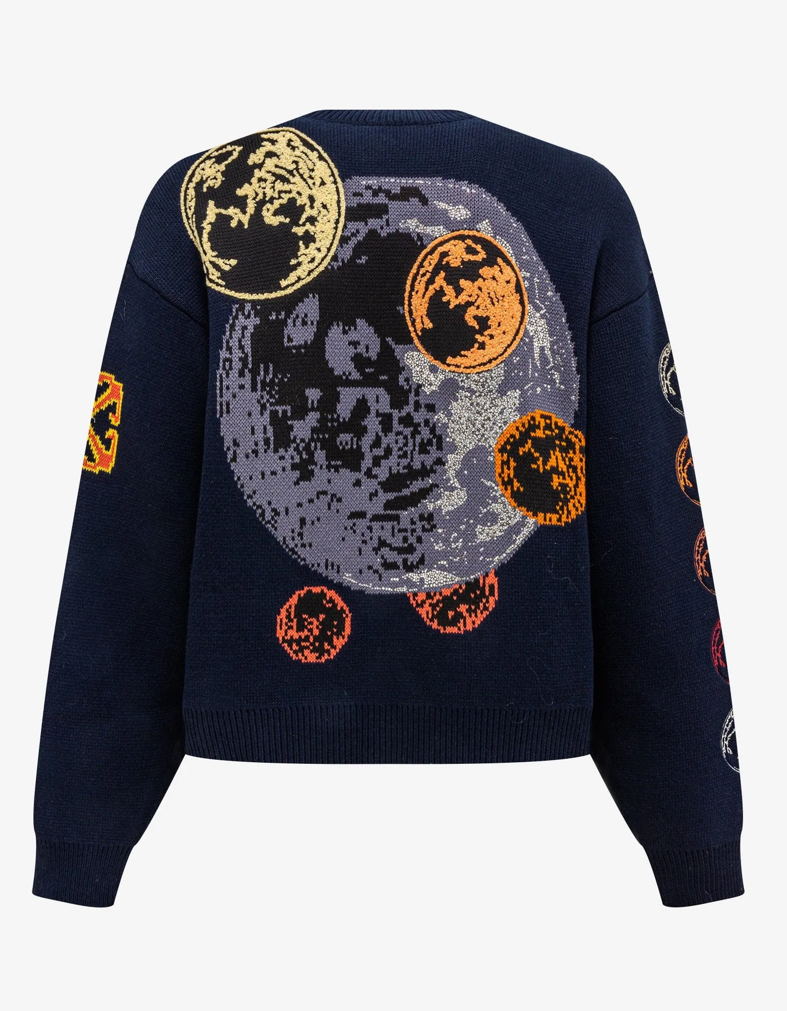 Off-White Blue Moon Phase Varsity Cardigan