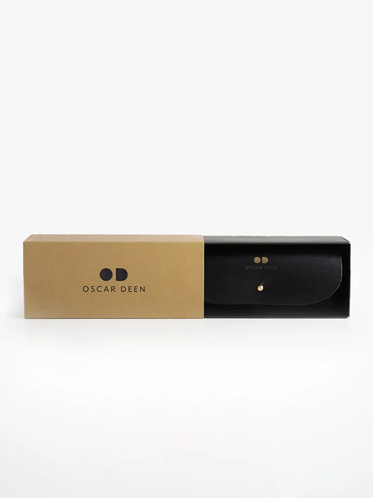 Oscar Deen Diego Sunglasses in Tortoise/Green