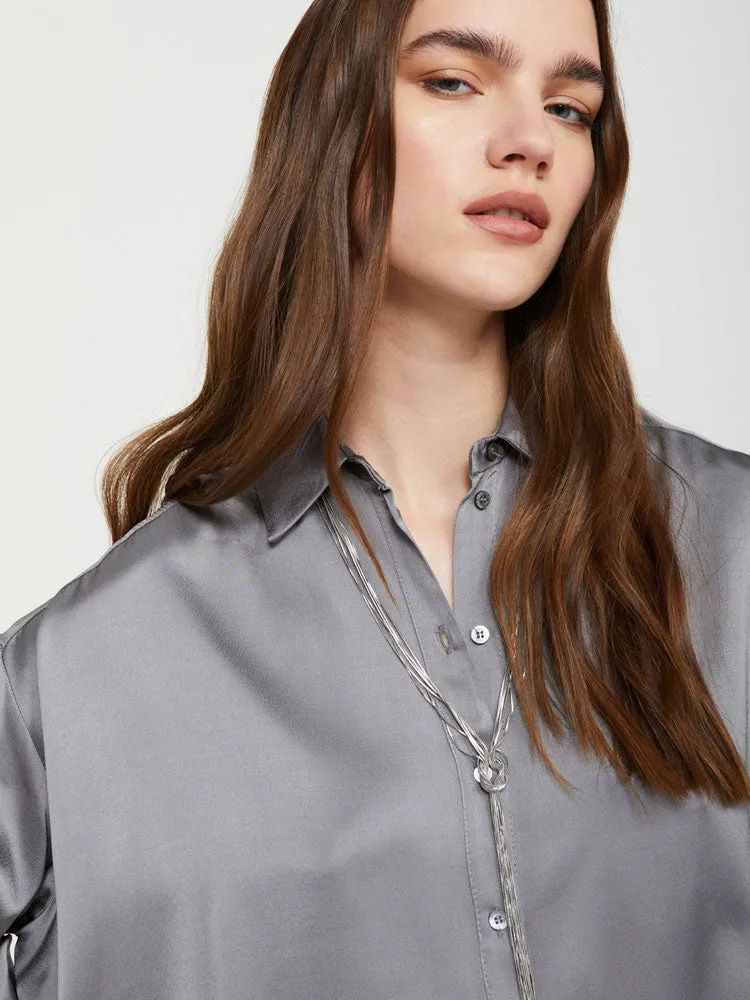 Ottod'Ame Viscose Shirt Grey