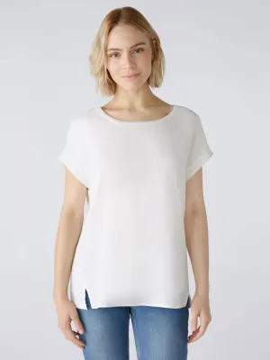 Oui Ayano Blouse Cloud Dancer