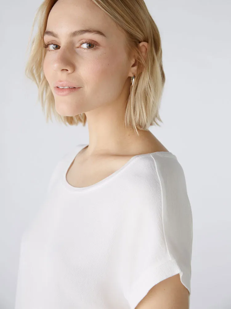 Oui Ayano Blouse Cloud Dancer