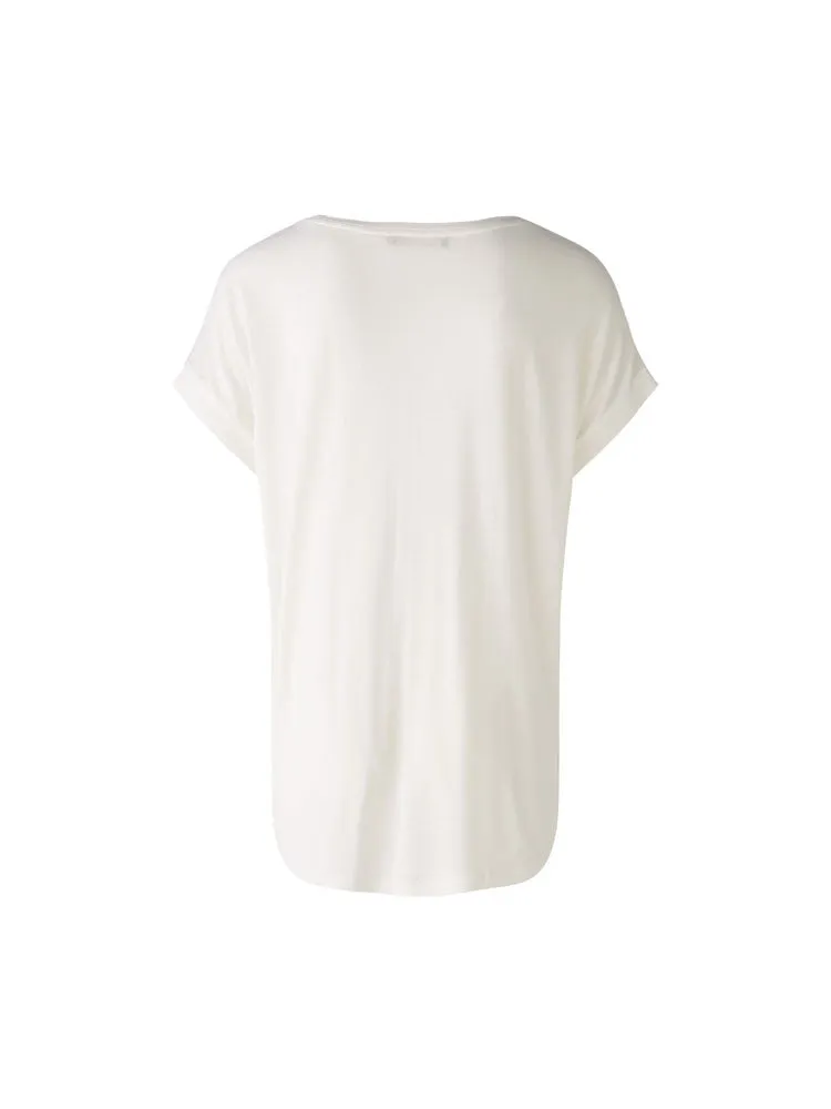 Oui Ayano Blouse Cloud Dancer
