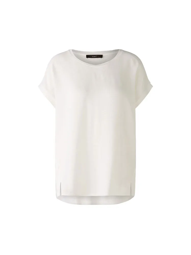 Oui Ayano Blouse Cloud Dancer