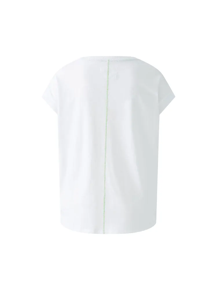 Oui Graphic T-Shirt Optic White