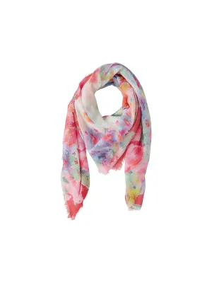 Oui Scarf Pink & Green