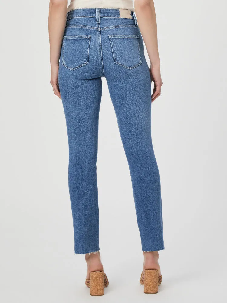 Paige Cindy Raw Hem Jeans Flamenco Distressed