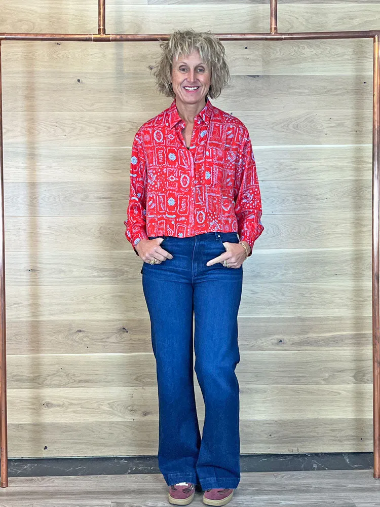 Paige Leenah 32" Jeans Praline