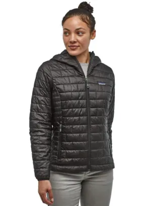 Patagonia Women's Nano Puff Hoody - Black