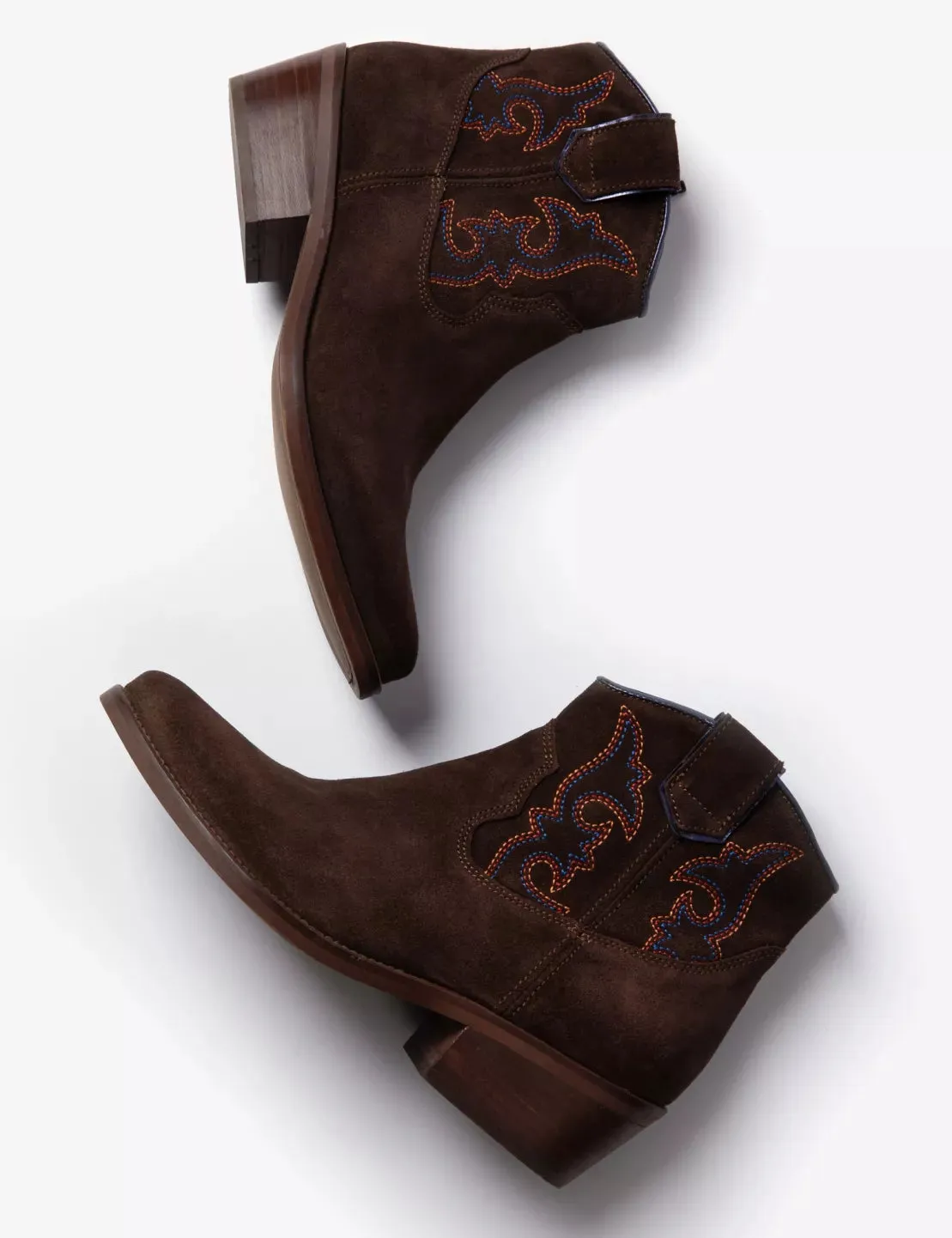 Penelope Chilvers Cassidy Suede Embroidered Boot