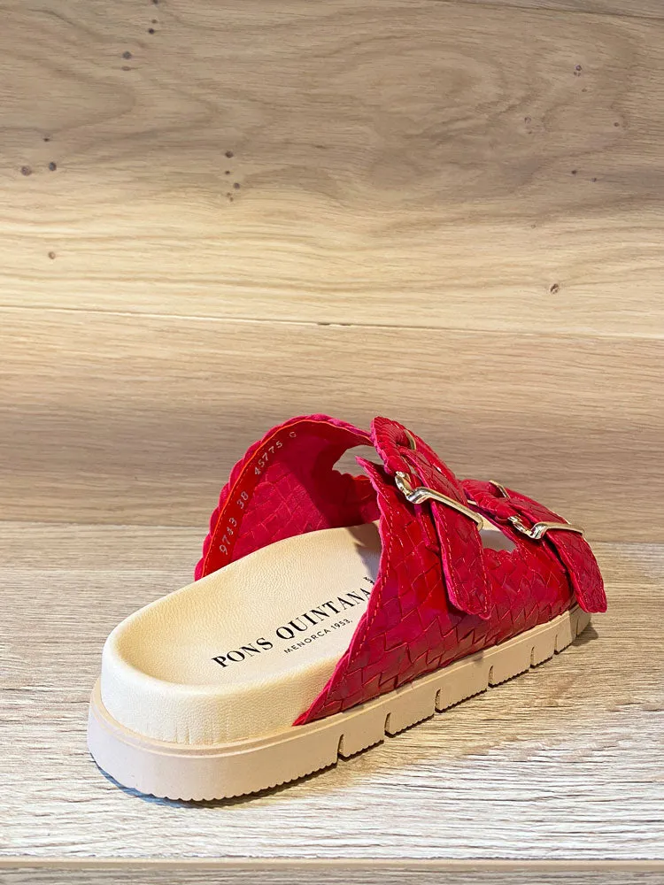 Pons Quintana Caiman Sandals Ruby