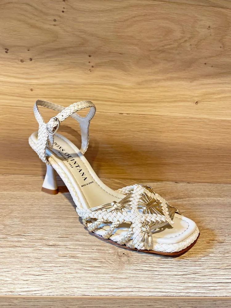 Pons Quintana Fiji Heeled Sandals Salinas & Platino