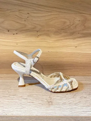 Pons Quintana Fiji Heeled Sandals Salinas & Platino