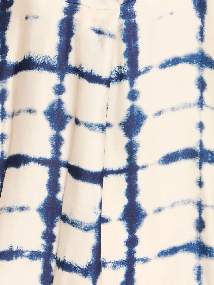 Pulz PzElani Blouse Off White & Navy
