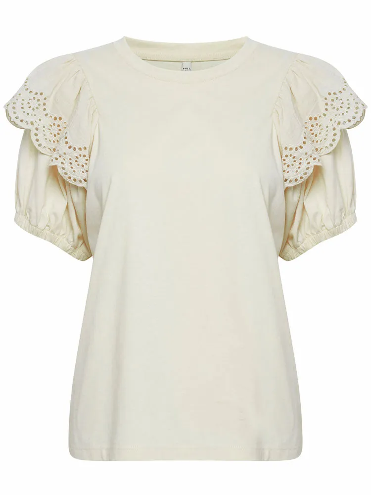 Pulz PzSia T-Shirt Cream