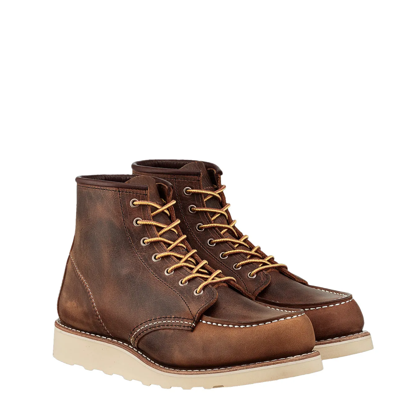 Red Wing Womens 6-inch Moc Toe Boot Copper Rough and Tough