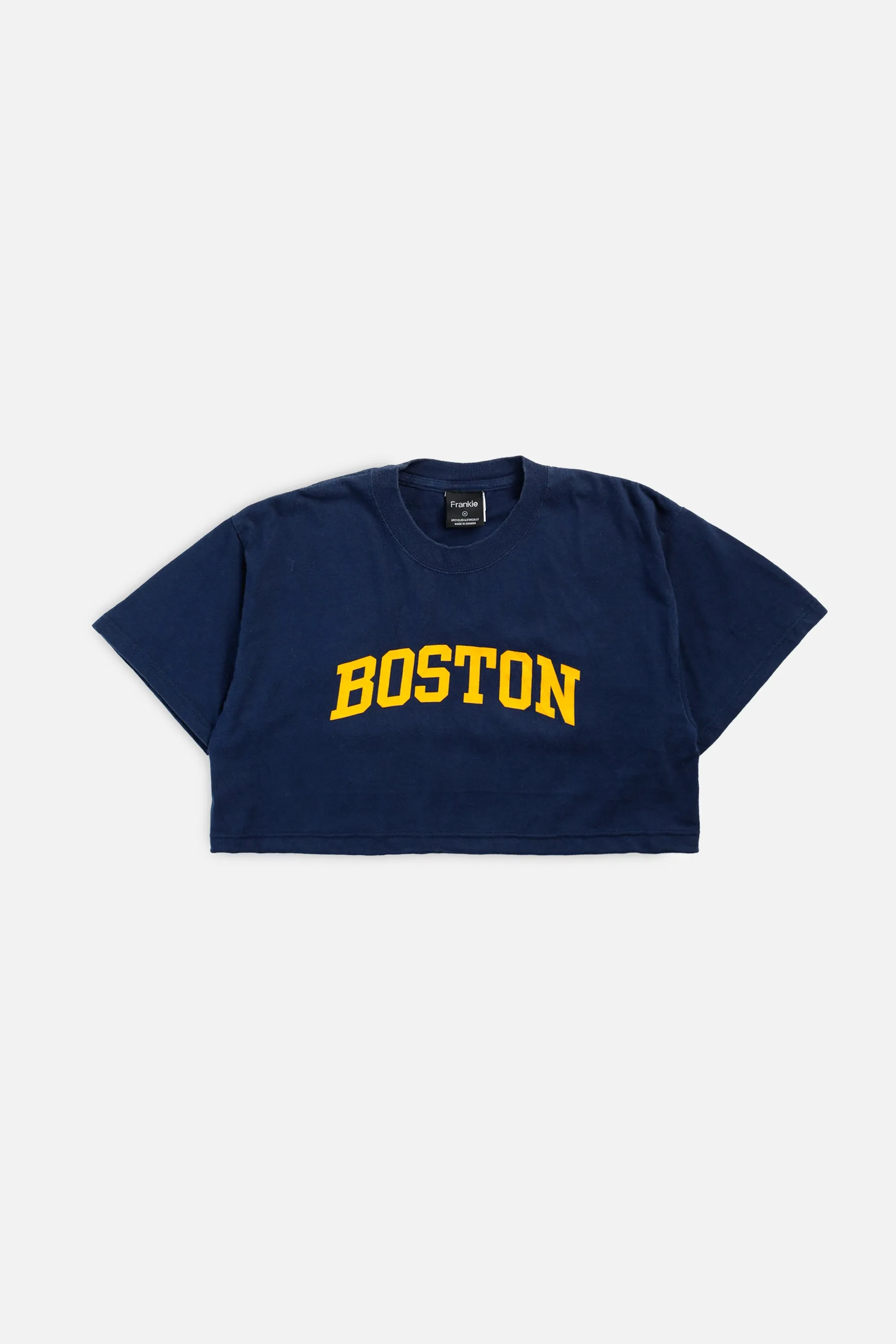 Rework Boston Crop Tee - M Frankie