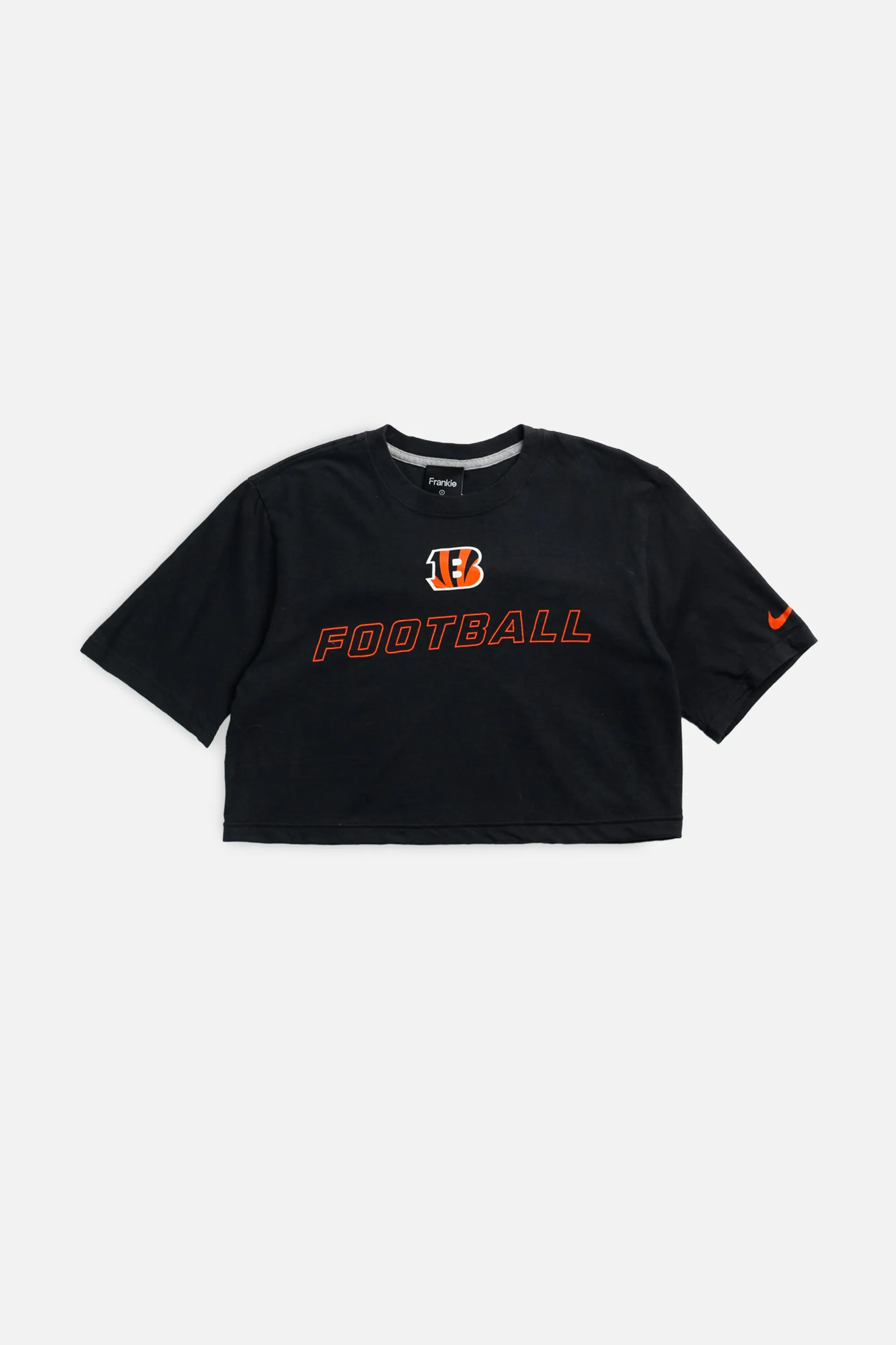 Rework Cincinnati Bengals NFL Crop Tee - S Frankie
