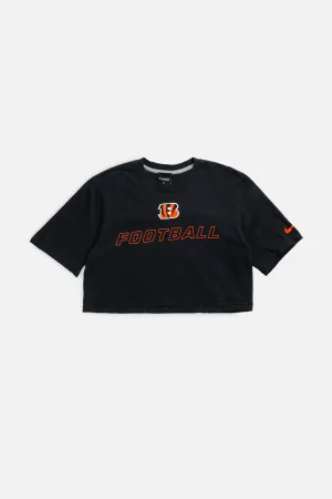 Rework Cincinnati Bengals NFL Crop Tee - S Frankie