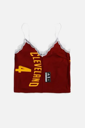 Rework Cleveland Cavaliers NBA Lace Tank - S Frankie