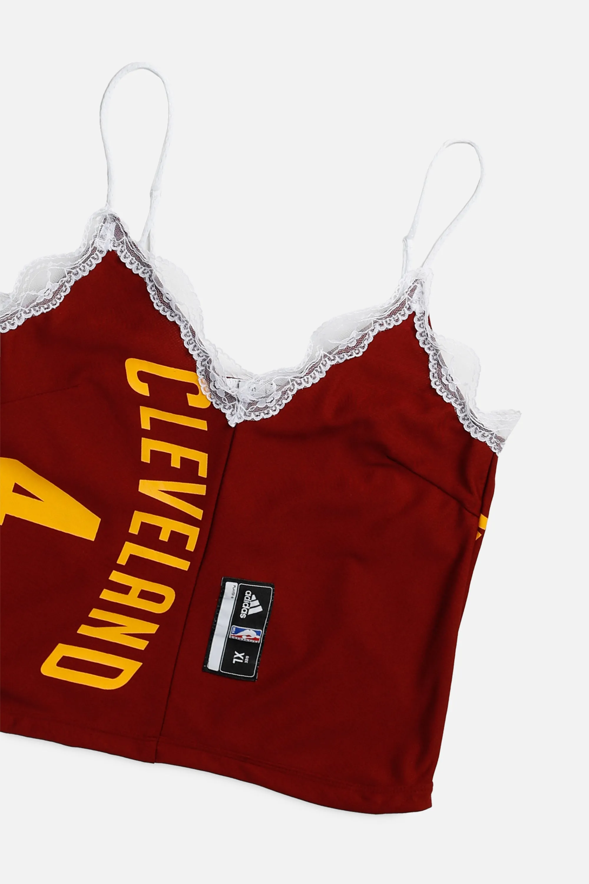 Rework Cleveland Cavaliers NBA Lace Tank - S Frankie