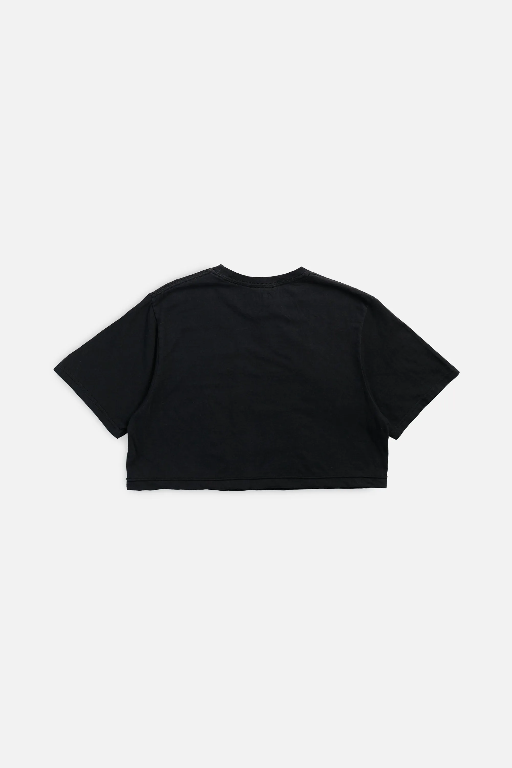 Rework Columbus Blue Jackets NHL Crop Tee - S Frankie