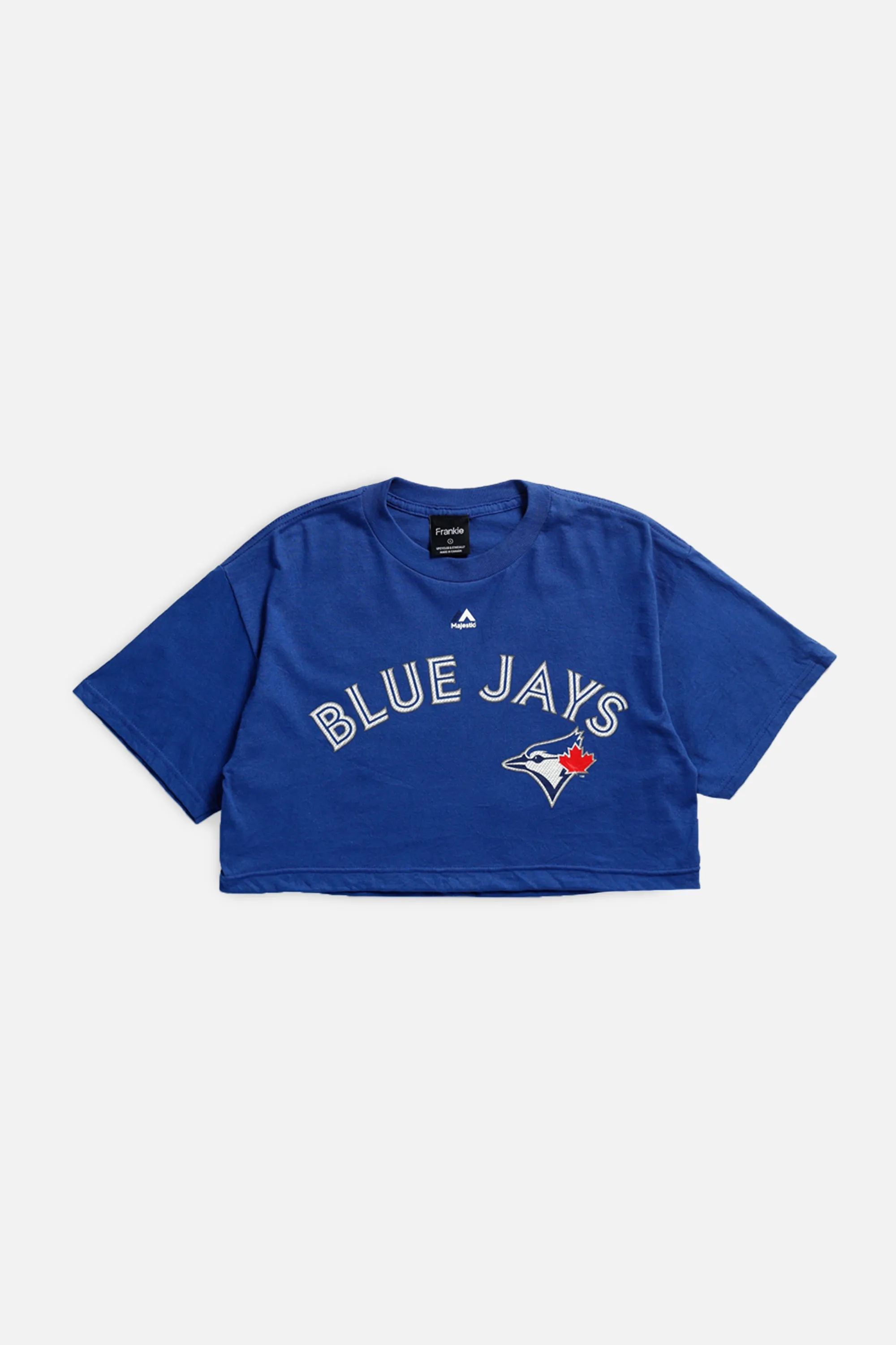 Rework Crop Toronto Blue Jays MLB Tee - S Frankie