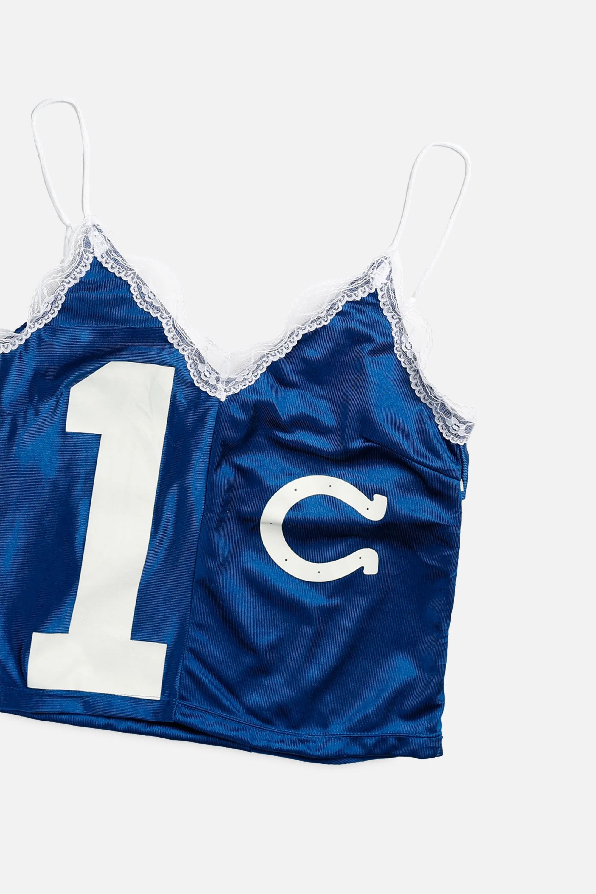 Rework Indianapolis Colts Lace Tank - M Frankie