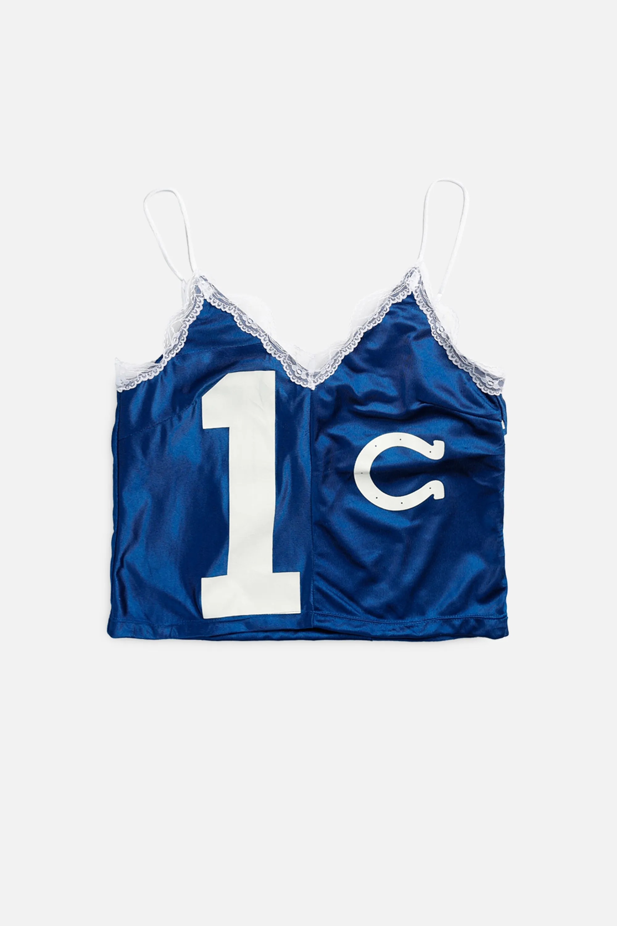 Rework Indianapolis Colts Lace Tank - M Frankie