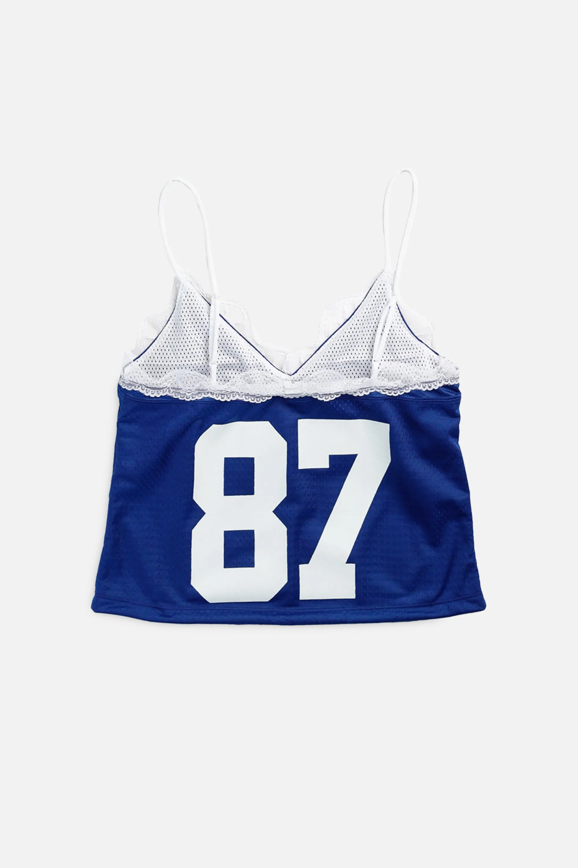 Rework Indianapolis Colts Lace Tank - S Frankie