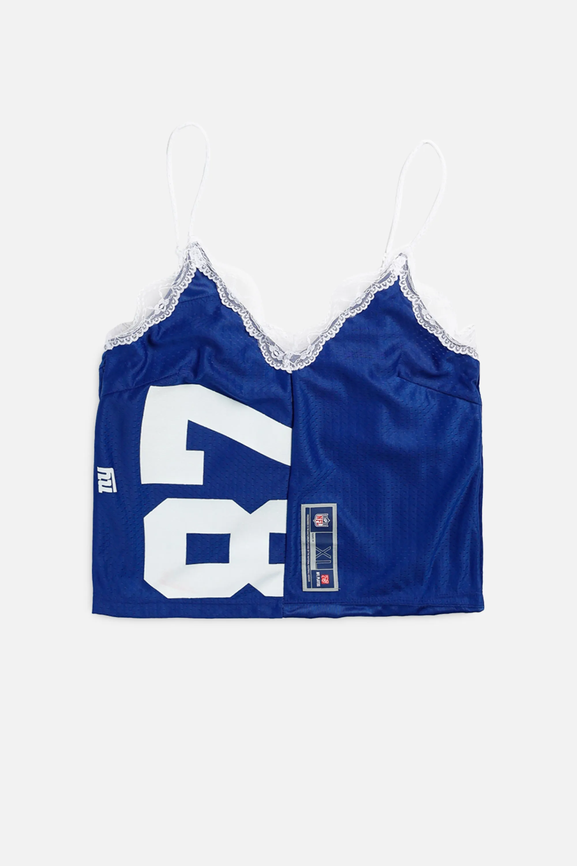 Rework Indianapolis Colts Lace Tank - S Frankie
