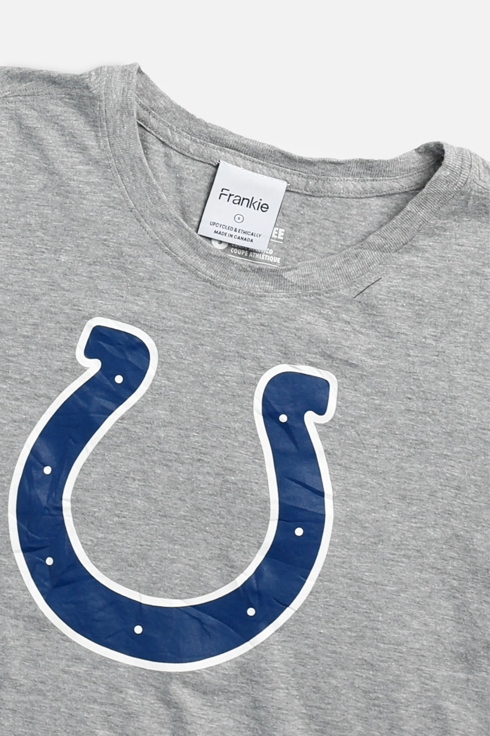 Rework Indianapolis Colts NFL Crop Tee - S Frankie
