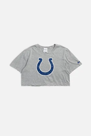 Rework Indianapolis Colts NFL Crop Tee - S Frankie