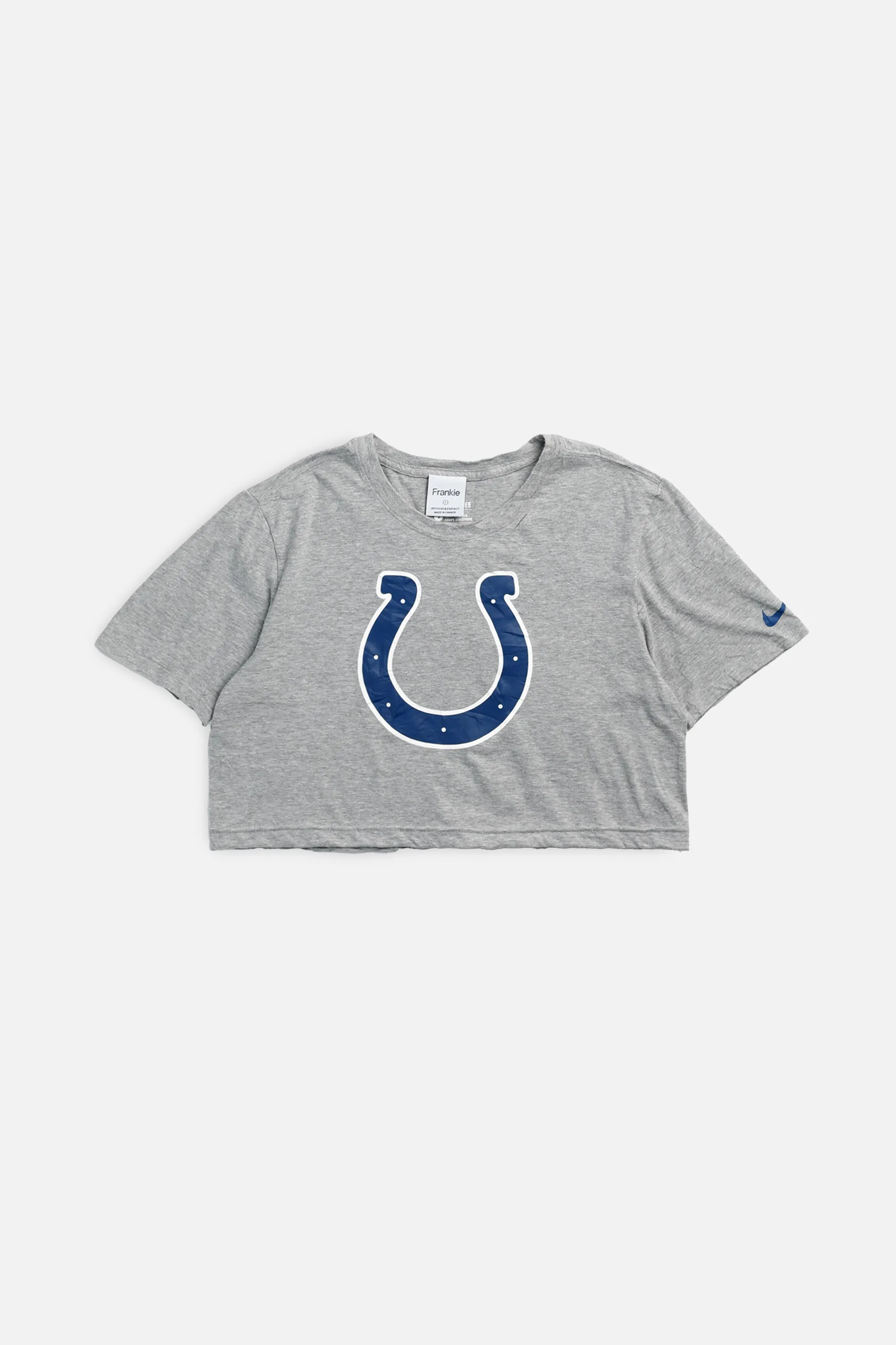 Rework Indianapolis Colts NFL Crop Tee - S Frankie