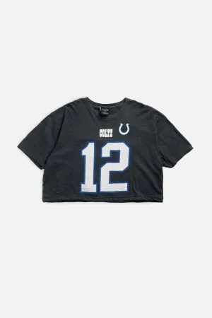 Rework Indianapolis Colts NFL Crop Tee - XL Frankie