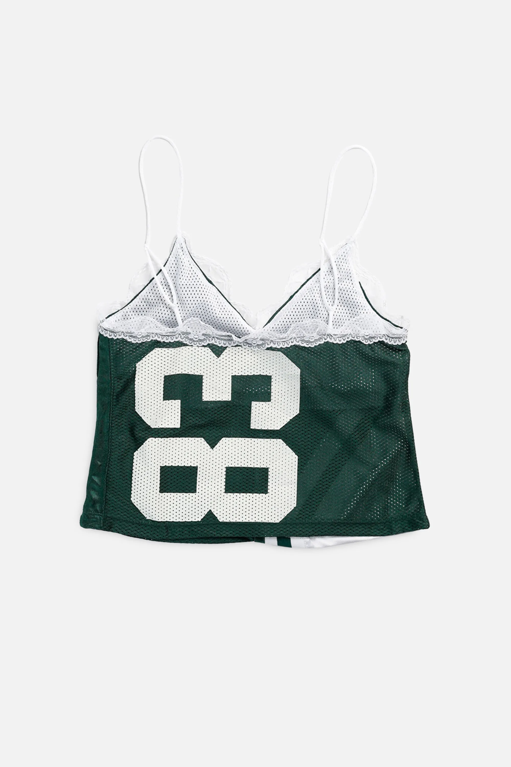 Rework NY Jets Lace Tank - M Frankie