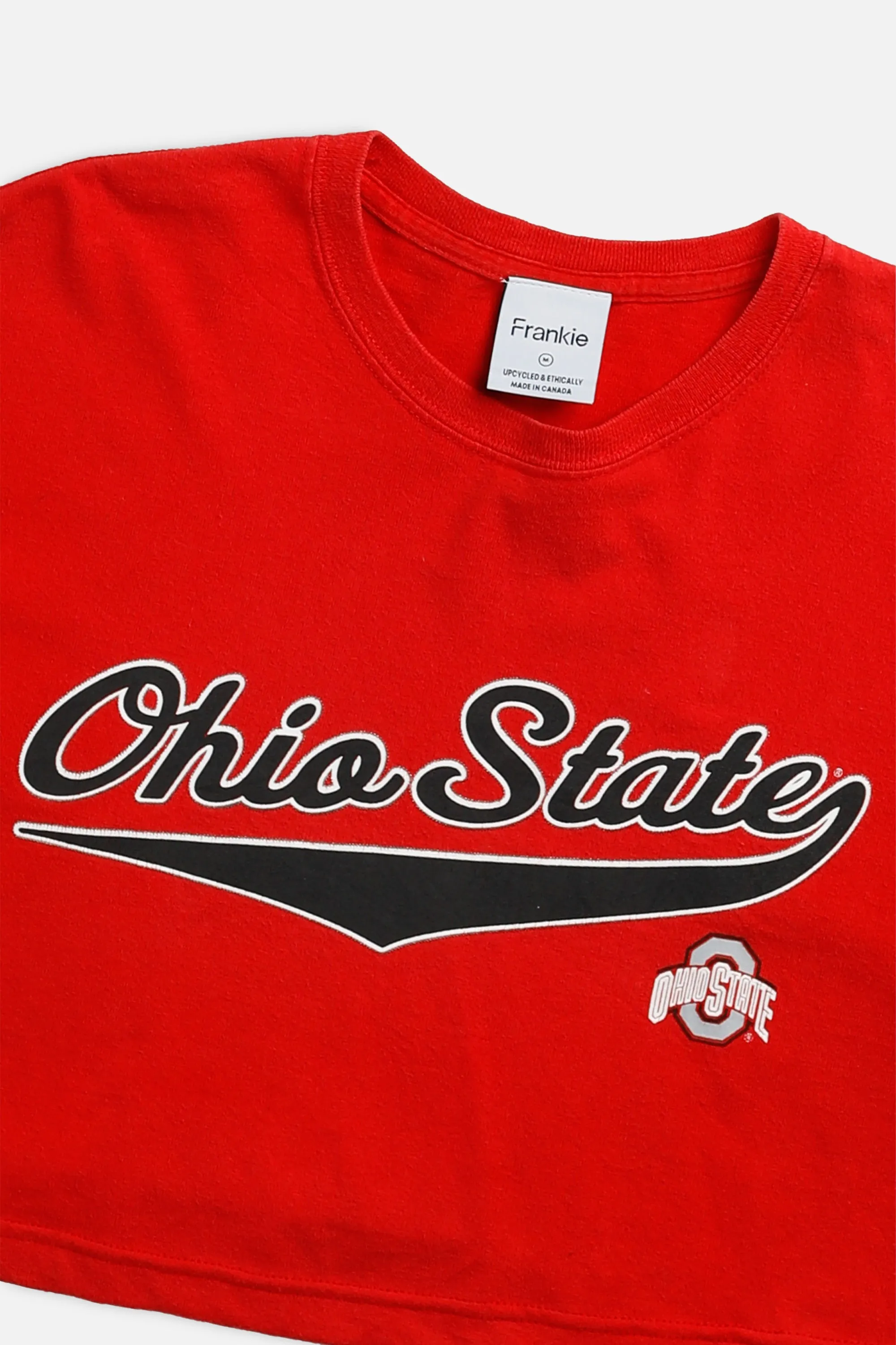 Rework Ohio State Crop Tee - M Frankie