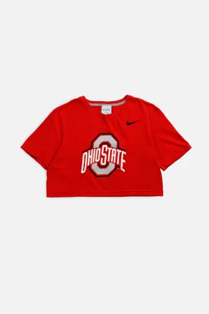 Rework Ohio State Crop Tee - S Frankie
