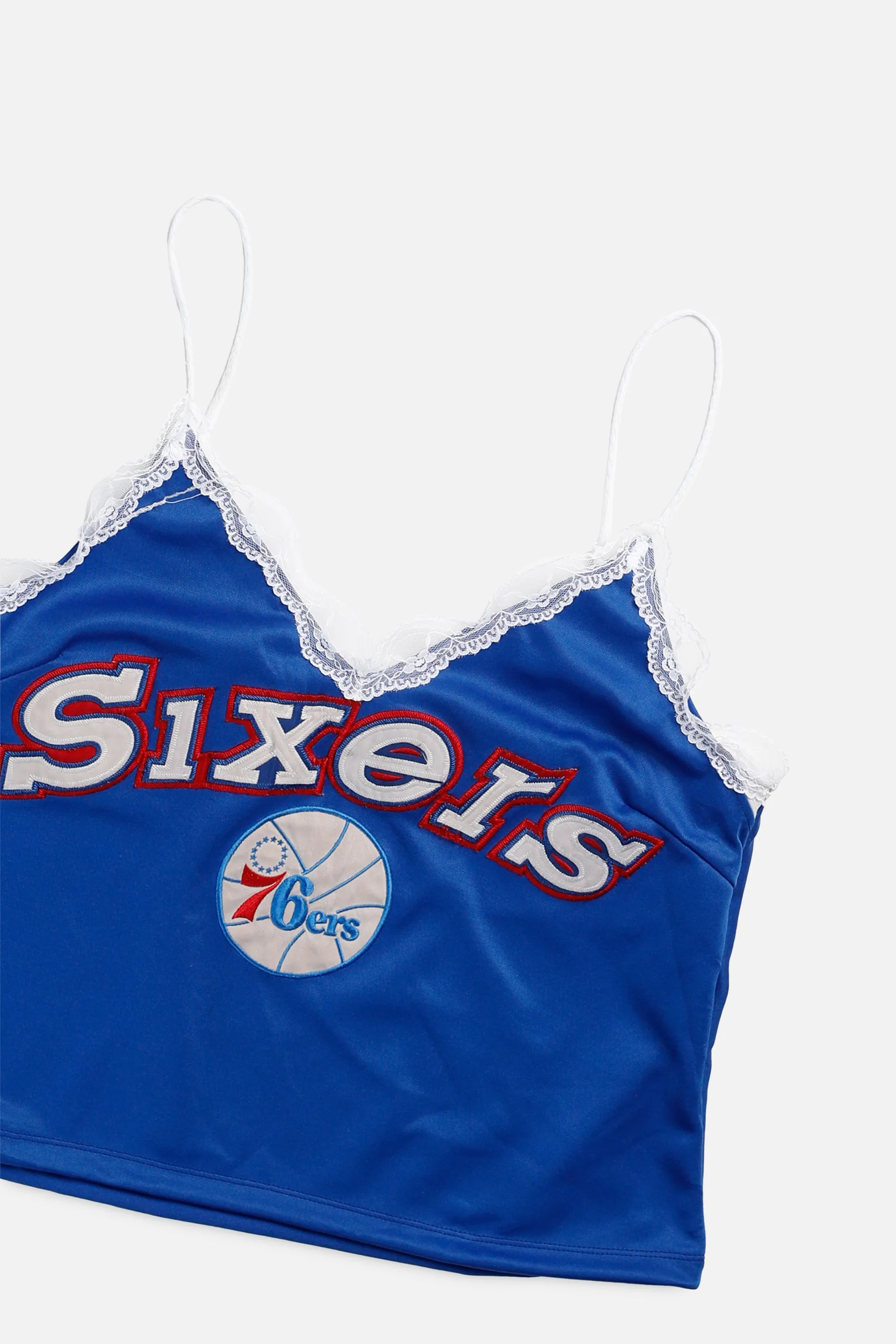 Rework Philadelphia 76ers NBA Lace Tank - XL Frankie
